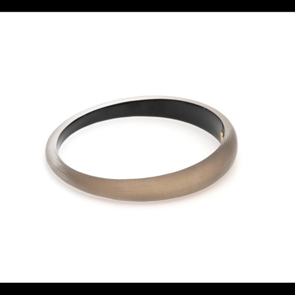 EUC ALEXIS BITTAR TAPERED BANGLE BRACELET GOLD - Picture 2 of 7